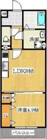 KTIレジデンス江坂の物件間取画像